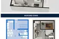 Wohnung 1 Schlafzimmer 47 m² Tivat, Montenegro