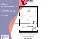 Wohnung 2 zimmer 40 m² Minsk, Belarus