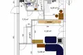 2 room apartment 43 m² Minsk, Belarus