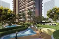 Residential complex Elite residential complex Luxor Tower with direct access to the park in Jumeirah Village Circle, Dubai, UAE