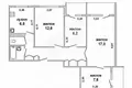 Wohnung 4 zimmer 68 m² Muchaviecki sielski Saviet, Belarus