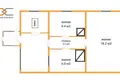 Appartement 2 chambres 34 m² Piatryski, Bélarus