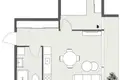 Квартира 2 комнаты 36 м² Клайпеда, Литва