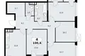 4 room apartment 101 m² South-Western Administrative Okrug, Russia