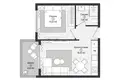 Wohnung 1 zimmer 43 m² Gazipasa, Türkei