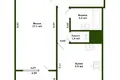 Wohnung 1 zimmer 41 m² Minsk, Belarus