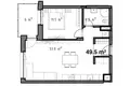 Wohnung 2 zimmer 56 m² Riga, Lettland