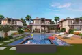 Residential complex New villa with a swimming pool in a gated residence, Fethiye, Turkey