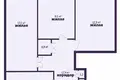 4 room apartment 88 m² Sluck, Belarus