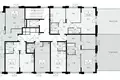 2 room apartment 69 m² Moscow, Russia