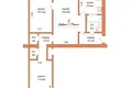 3 room apartment 56 m² Minsk, Belarus