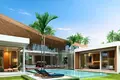 Kompleks mieszkalny New residential complex of villas with swimming pools and a shared fitness center in Phuket, Thailand