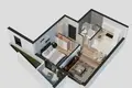 1 bedroom apartment 38 m² Petrovac, Montenegro