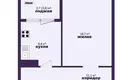 Apartamento 1 habitación 43 m² Pryluki, Belarús