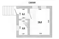 House 45 m² Muchaviecki sielski Saviet, Belarus
