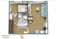 Квартира 2 комнаты 33 м² Клайпеда, Литва