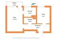 Wohnung 2 zimmer 37 m² Lodz, Polen