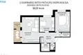 Apartamento 2 habitaciones 51 m² Vilna, Lituania