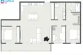 Mieszkanie 4 pokoi 107 m² Kłajpeda, Litwa