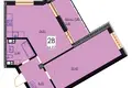 2 room apartment 67 m² Minsk, Belarus