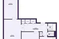 3 room apartment 61 m² Salihorsk, Belarus