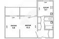 Mieszkanie 2 pokoi 42 m² Kobryń, Białoruś