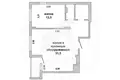 Квартира 2 комнаты 50 м² Мухавецкий сельский Совет, Беларусь