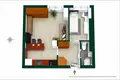 Apartamento 2 habitaciones 29 m² Varsovia, Polonia