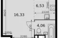 Студия 1 комната 27 м² Москва, Россия