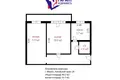 Mieszkanie 2 pokoi 46 m² Mińsk, Białoruś