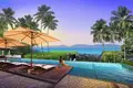 Kompleks mieszkalny Luxury residence with a swimming pool and a panoramic sea view, Samui, Thailand