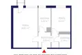 Appartement 2 chambres 41 m² Varsovie, Pologne
