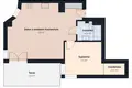 Appartement 2 chambres 55 m² en Varsovie, Pologne