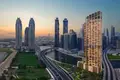  New high-rise residence One River Point with swimming pools on the canal front, close to Burj Khalifa, Business Bay, Dubai, UAE