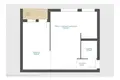 Квартира 2 комнаты 44 м² Познань, Польша