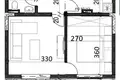 Wohnung 1 Schlafzimmer 38 m² Radanovici, Montenegro