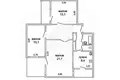 3 room apartment 73 m² Brest, Belarus