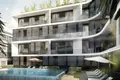 Residential complex Cozy residential complex Trafford Residences with a wide range of amenities in Dubai South area, UAE