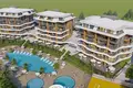 Complejo residencial Luxury residence with swimming pools and a tennis court clos to the sea, Alanya, Turkey