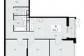 4 room apartment 66 m² Moscow, Russia