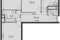 Appartement 3 chambres 72 m² Mytishchi Urban Okrug, Russie