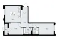 2 room apartment 68 m² Troitsk, Russia