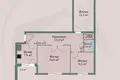 3 room apartment 63 m² Losnica, Belarus