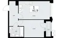 Appartement 1 chambre 42 m² Troïtsk, Russie