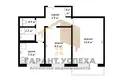 Квартира 2 комнаты 37 м² Мухавецкий сельский Совет, Беларусь