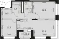 Wohnung 3 zimmer 65 m² Moskau, Russland