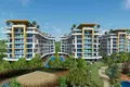 Жилой комплекс Новая резиденция на берегу моря с собственным пляжем и 5-звездочным отелем в живописном районе, Турклер, Аланья, Турция