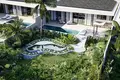 Residential complex New gated complex of furnished villas surrounded by tropical nature and fields, Ubud, Bali, Indonesia
