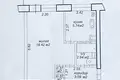 1 room apartment 32 m² Minsk, Belarus