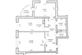 Mieszkanie 3 pokoi 77 m² Mińsk, Białoruś